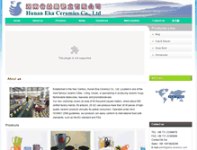 Tablet Screenshot of eka-ceramics.com